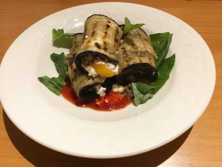 Chargrilled Warm Aubergine Salad